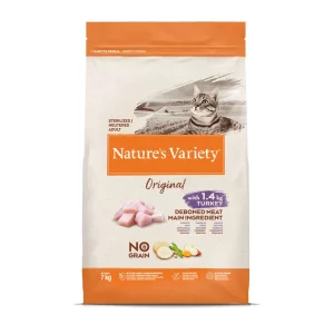 Nature’s Variety Pienso Original Grain Free de Pavo para Gatos Esterilizados