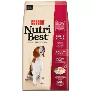 Picart – Nutribest adult chicken & rice – Pienso para perros adultos sabor pollo y arroz